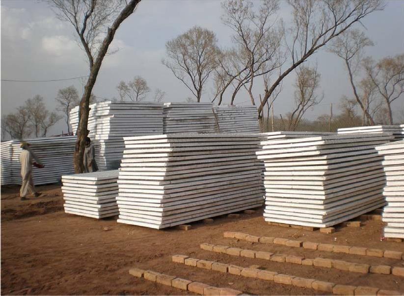 SCIP panels on site